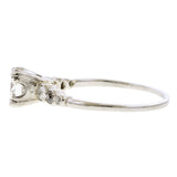 Vintage Engagement Ring, Round Brilliant Cut 0.45ct., from Doyle & Doyle antique and vintage jewelry boutique