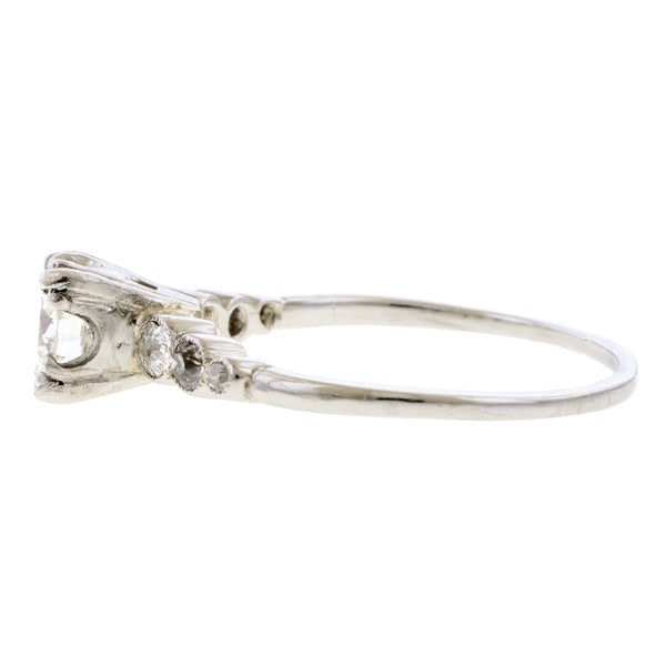 Vintage Engagement Ring, Round Brilliant Cut 0.45ct., from Doyle & Doyle antique and vintage jewelry boutique