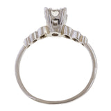 Vintage Engagement Ring, Round Brilliant Cut 0.45ct., from Doyle & Doyle antique and vintage jewelry boutique