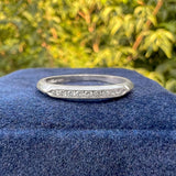 Vintage Diamond Wedding Band sold by Doyle and Doyle an antique and vintage jewelry boutique