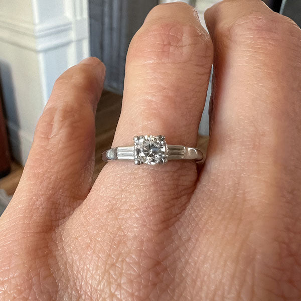 Vintage Engagement Ring, 0.45ct sold by Doyle and Doyle an antique and vintage jewelry boutique