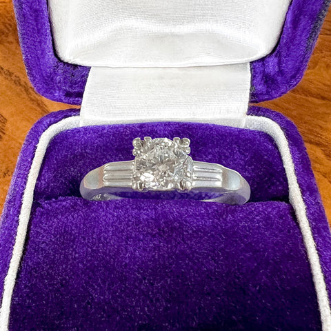 Vintage Engagement Ring, 0.45ct sold by Doyle and Doyle an antique and vintage jewelry boutique