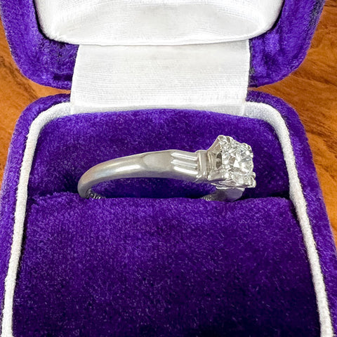 Vintage Engagement Ring, 0.45ct sold by Doyle and Doyle an antique and vintage jewelry boutique