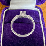 Vintage Engagement Ring, 0.45ct sold by Doyle and Doyle an antique and vintage jewelry boutique