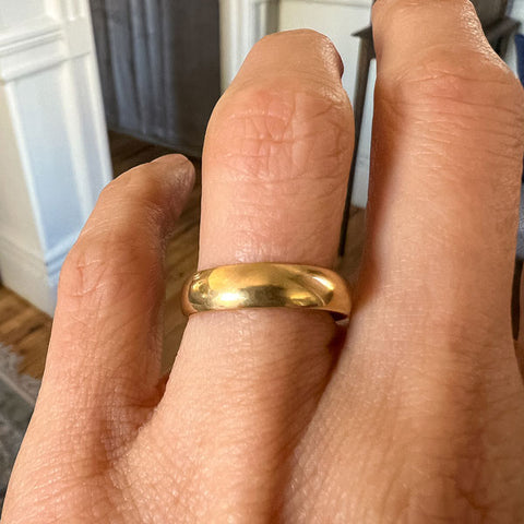 Antique Gold Band "1886". sold by Doyle and Doyle an antique and vintage jewelry boutique