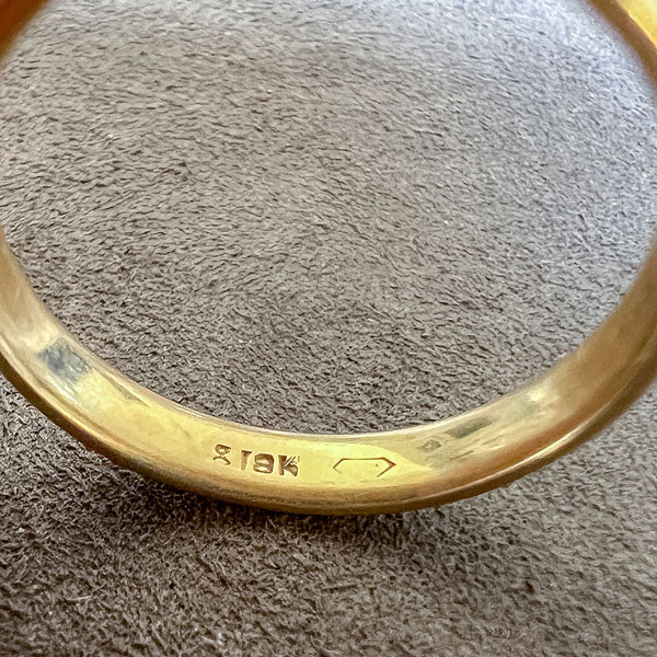 Antique Gold Band "66" sold by Doyle and Doyle an antique and vintage jewelry boutique