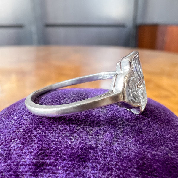 Art Deco Diamond Ring sold by Doyle and Doyle an antique and vintage jewelry boutique