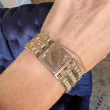 Antique Wide Bracelet sold by Doyle and Doyle an antique and vintage jewelry boutique