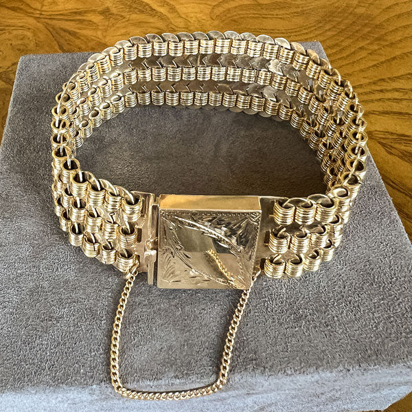 Antique Wide Bracelet sold by Doyle and Doyle an antique and vintage jewelry boutique