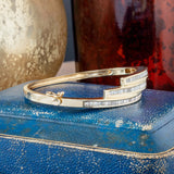 Vintage Diamond Bangle Bracelet