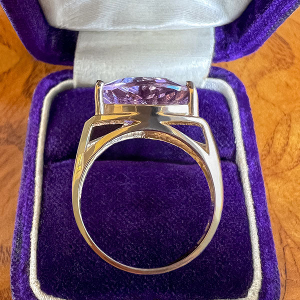 Vintage Amethyst Ring sold by Doyle and Doyle an antique and vintage jewelry boutique