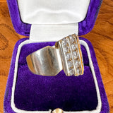Vintage Diamond Ring sold by Doyle and Doyle an antique and vintage jewelry boutique