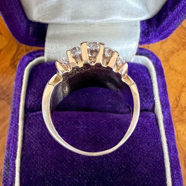 Vintage Diamond Ring sold by Doyle and Doyle an antique and vintage jewelry boutique