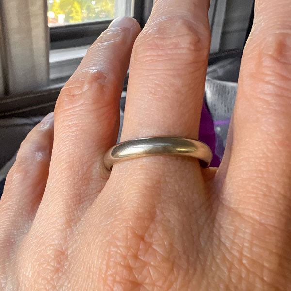 Vintage Wedding Band Ring sold by Doyle and Doyle an antique and vintage jewelry boutique