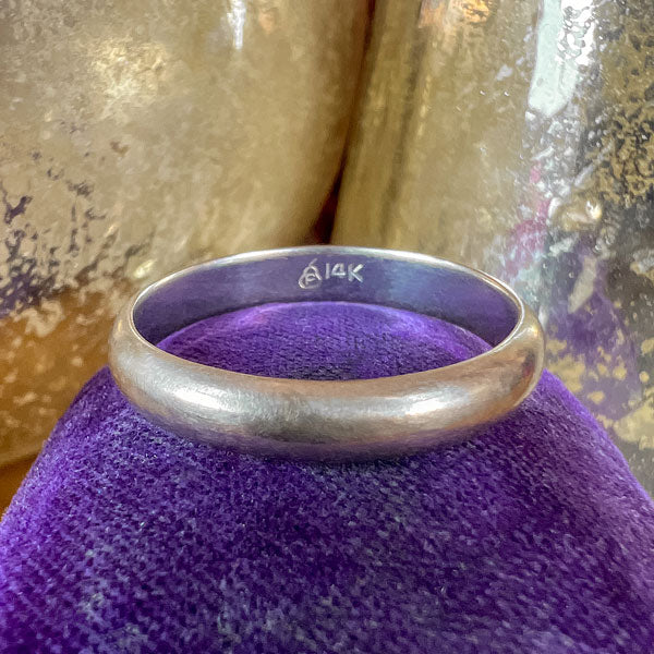 Vintage Wedding Band Ring sold by Doyle and Doyle an antique and vintage jewelry boutique