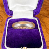 Vintage Wedding Band Ring, 1970, sold by Doyle and Doyle an antique and vintage jewelry boutique