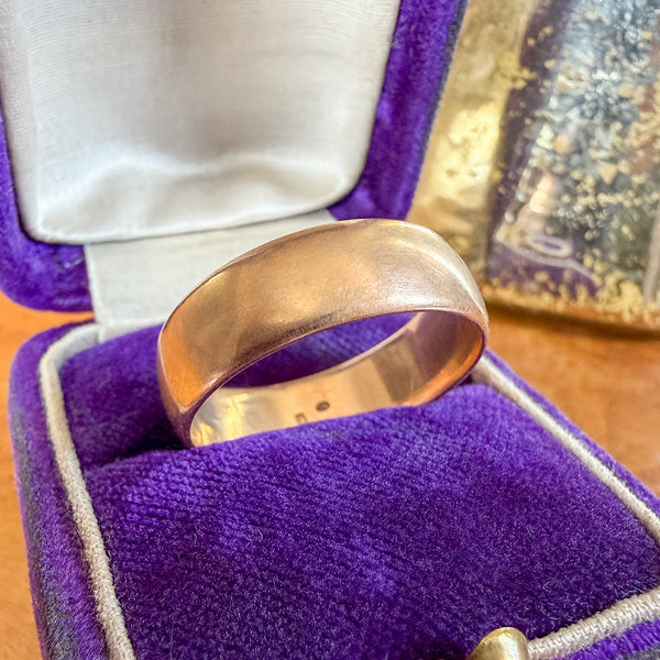 Vintage Wedding Band Ring sold by Doyle and Doyle an antique and vintage jewelry boutique