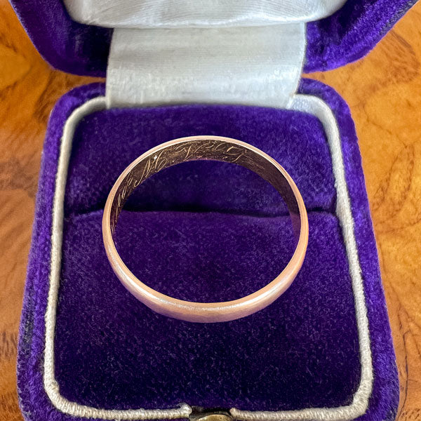 Vintage Wedding Band Ring sold by Doyle and Doyle an antique and vintage jewelry boutique