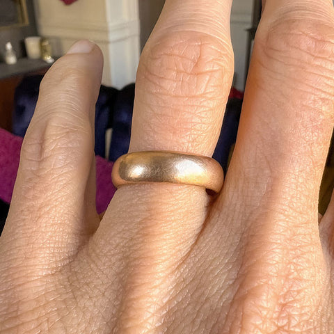 Vintage Wedding Band Ring sold by Doyle and Doyle an antique and vintage jewelry boutique
