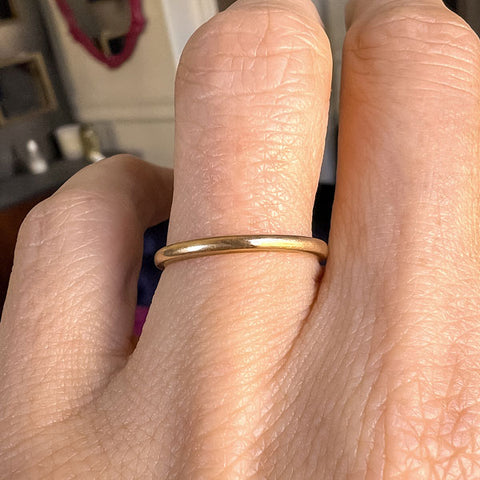Vintage Wedding Band Ring sold by Doyle and Doyle an antique and vintage jewelry boutique
