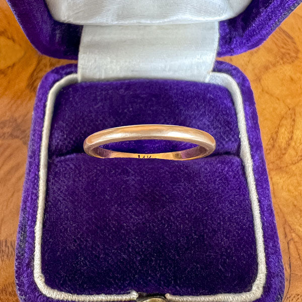 Vintage Wedding Band Ring sold by Doyle and Doyle an antique and vintage jewelry boutique