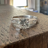 Vintage Engagement Diamond Ring, RBC 0.65ct sold by Doyle and Doyle an antique and vintage jewelry boutique