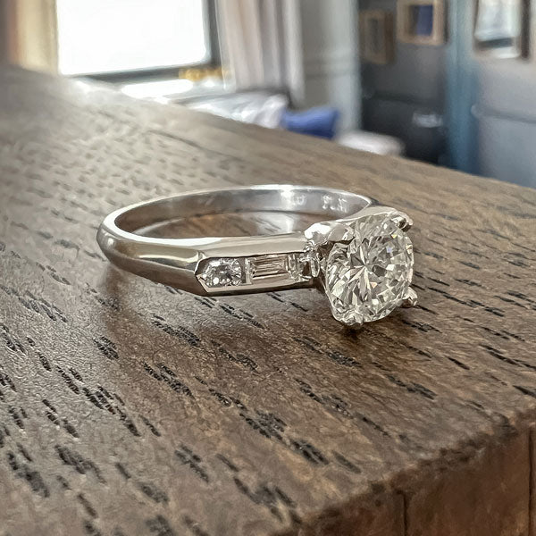 Vintage Engagement Diamond Ring, RBC 0.65ct sold by Doyle and Doyle an antique and vintage jewelry boutique