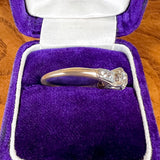Engagement Ring, Old Euro. 0.45ct. sold by Doyle and Doyle an antique and vintage jewelry boutique