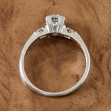 Vintage Engagement Ring, RBC. 0.40ct. sold by Doyle and Doyle an antique and vintage jewelry boutique
