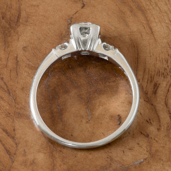 Vintage Engagement Ring, RBC. 0.40ct. sold by Doyle and Doyle an antique and vintage jewelry boutique