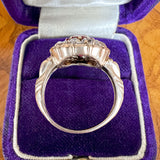 Antique Ruby & Old Mine Cut Diamond Ring, 3.10ct. sold by Doyle and Doyle an antique and vintage jewelry boutique