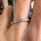 Vintage Diamond Eternity Band sold by Doyle and Doyle an antique and vintage jewelry boutique
