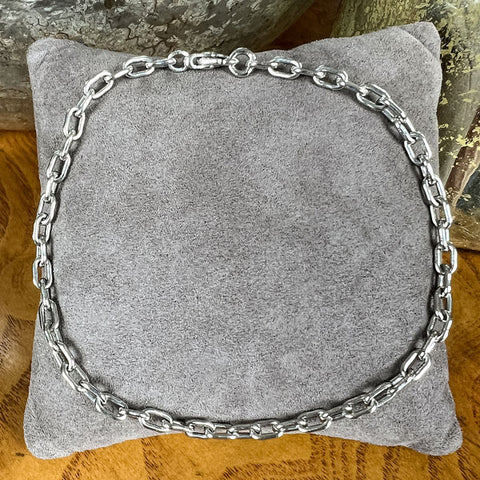 Vintage Platinum Chain Bracelet sold by Doyle and Doyle an antique and vintage jewelry boutique