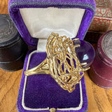 Vintage Amethyst Gold Ring sold by Doyle and Doyle an antique and vintage jewelry boutique