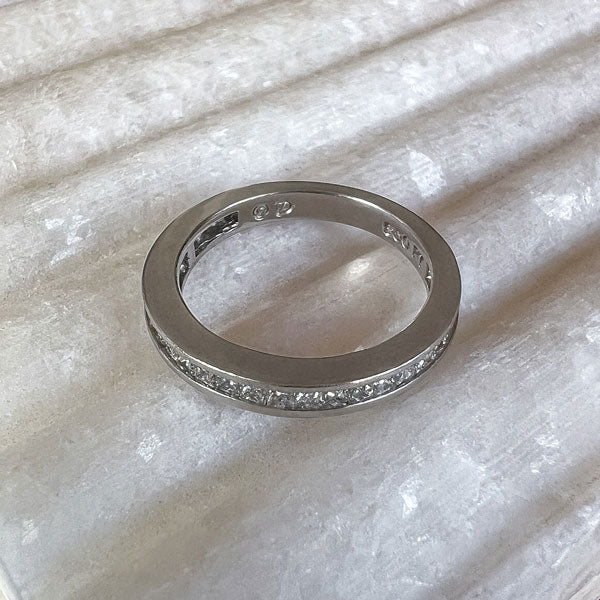 Vintage Square Diamond Band sold by Doyle and Doyle an antique and vintage jewelry boutique