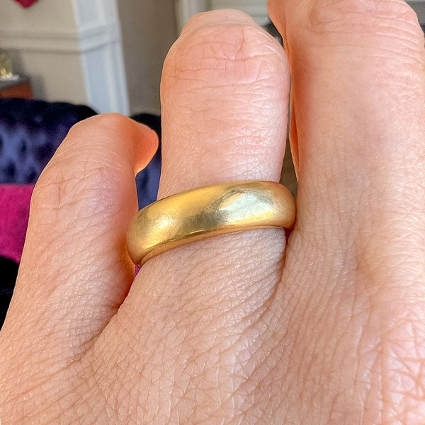 Vintage Tiffany & Co Wedding Band sold by Doyle and Doyle an antique and vintage jewelry boutique