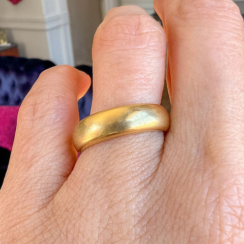 Vintage Tiffany & Co Wedding Band sold by Doyle and Doyle an antique and vintage jewelry boutique