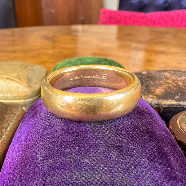 Vintage Tiffany & Co Wedding Band sold by Doyle and Doyle an antique and vintage jewelry boutique