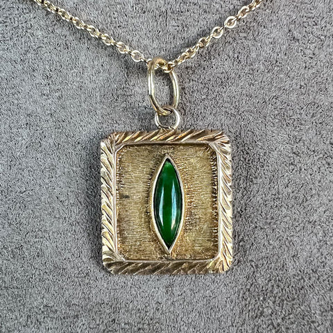 Antique Jade Happiness Pendant