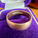 Vintage Yellow Gold Wedding Band Ring sold by Doyle and Doyle an antique and vintage jewelry boutique