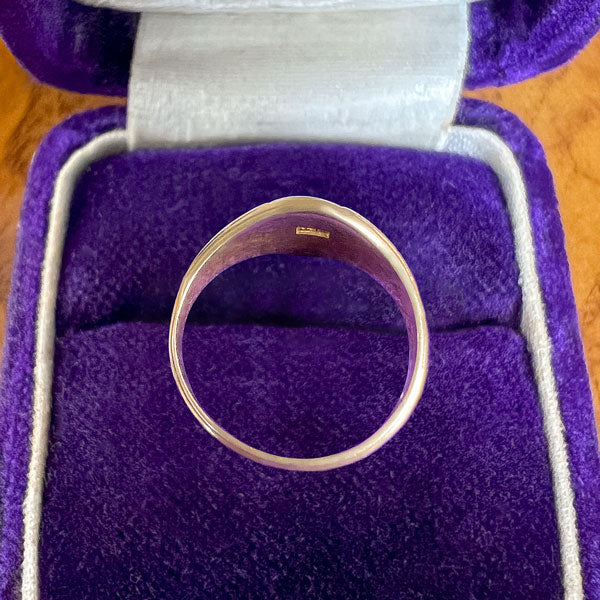 Vintage Gold Signet Ring, from Doyle & Doyle antique and vintage jewelry boutique