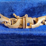 Vintage Fancy Link Bracelet sold by Doyle and Doyle an antique and vintage jewelry boutique