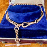 Vintage Watch Chain Curb Link Bracelet sold by Doyle and Doyle an antique and vintage jewelry boutique