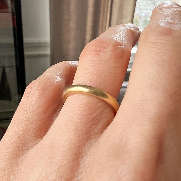 Vintage Tiffany & Co Wedding Band Ring sold by Doyle and Doyle an antique and vintage jewelry boutique