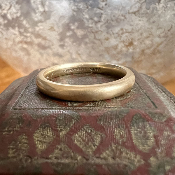 Vintage Tiffany & Co Wedding Band Ring sold by Doyle and Doyle an antique and vintage jewelry boutique