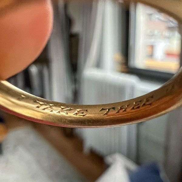 Vintage Tiffany & Co Wedding Band Ring sold by Doyle and Doyle an antique and vintage jewelry boutique
