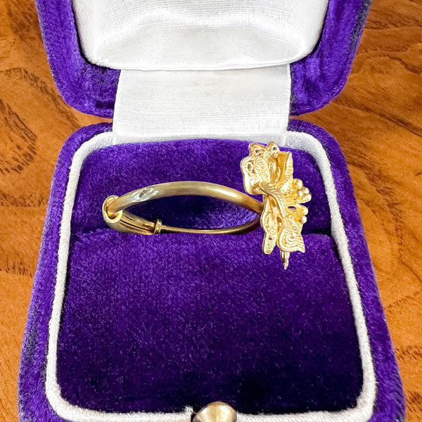 Vintage Filigree Flower Ring sold by Doyle and Doyle an antique and vintage jewelry boutique