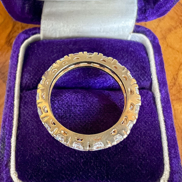 Vintage Diamond Eternity Band sold by Doyle and Doyle an antique and vintage jewelry boutique