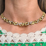 Vintage Diamond Link Necklace, from Doyle & Doyle antique and vintage jewelry boutique