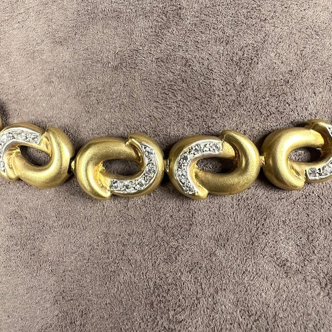 Vintage Diamond Link Necklace, from Doyle & Doyle antique and vintage jewelry boutique